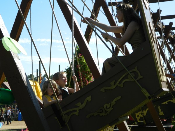 Family swing ride (photo and costumes by E.G.D.)
