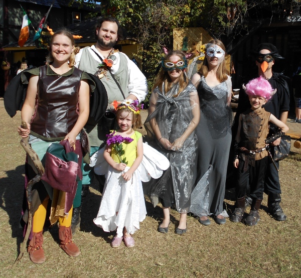The Faerie Court of Fair LaPorte! Costume design and construction by E.G.D., photo by a passer by